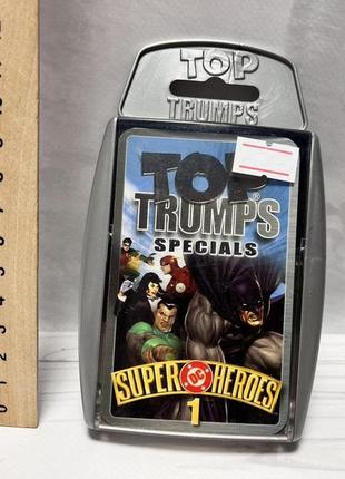 Настольная игра супергерои карточки top trumps