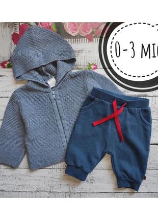 ⚽ теплый набор кофта брюки на 0-3 мес