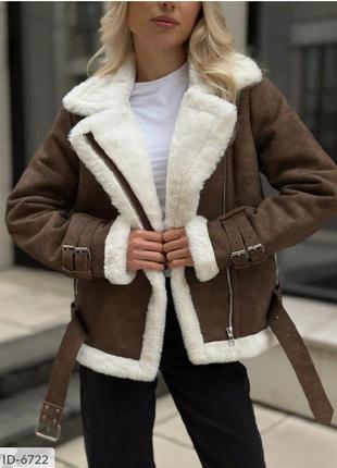 Дублянка жіноча на хутрі