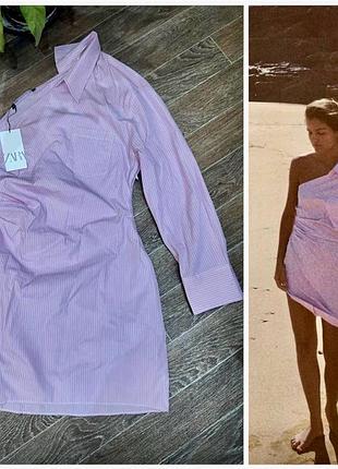 Продам трендовое платье-рубашку от бренда zara