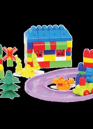 Дитячий конструктор "блок" no10, 135 деталей 65х16х16 см colorplast різнобарвний (2000002421641)
