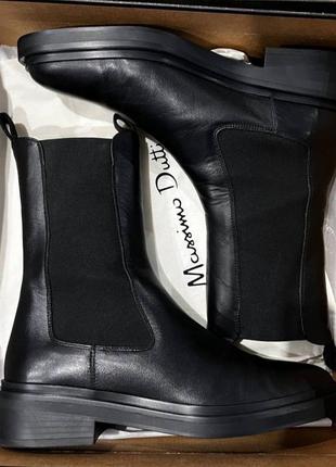Кожаные челси massimo dutti