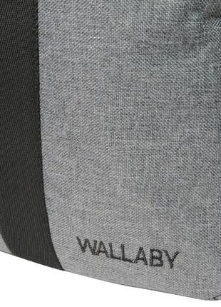 Дорожная сумка  46х27х17 см wallaby серый (2000001602898)7 фото