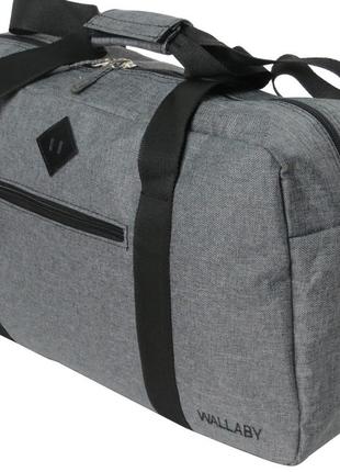 Дорожная сумка  46х27х17 см wallaby серый (2000001602898)2 фото