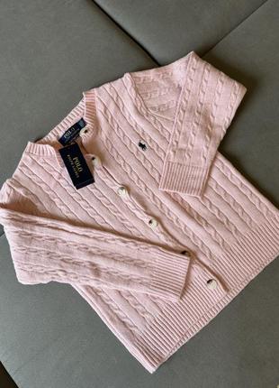 Зефирный нежный кардиган polo ralph lauren
