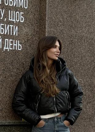 Куртка короткая пуховик zara