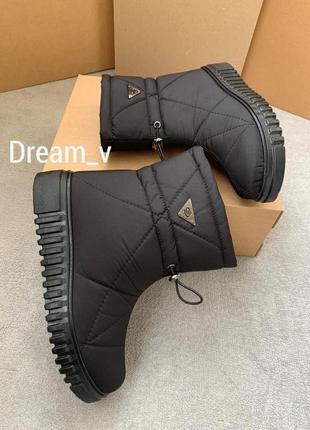 Зимові чорні термочеревики