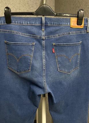 Блакитні джинси від бренда levi's5 фото