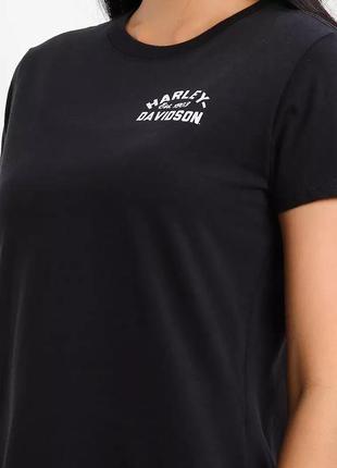 Женская футболка harley-davidson metropolitan чёрная xl-  xxl2 фото