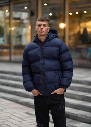 Теплый мужской зимний пуховик оверсайз