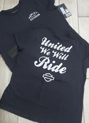 Женская футболка harley-davidson metropolitan чёрная xl-  xxl5 фото