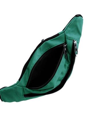 Чоловіча сумка-бананка 33х15х7,5 см valiria fashion зелений (2000001962985)7 фото