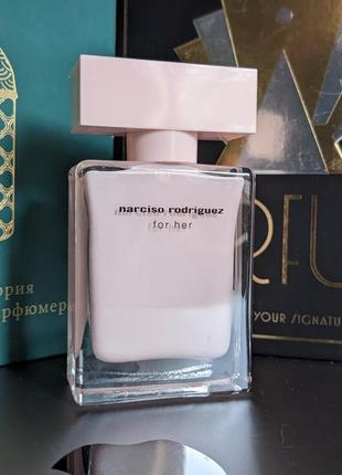 Остатки во флаконе narciso rodriguez for her eau de parfum edp парфюм оригинал