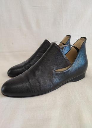 Женские кожаные туфли оксфорды "salvatore ferragamo" размер 37,5 (24 см) оригинал!!!2 фото