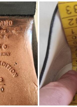 Женские кожаные туфли оксфорды "salvatore ferragamo" размер 37,5 (24 см) оригинал!!!10 фото