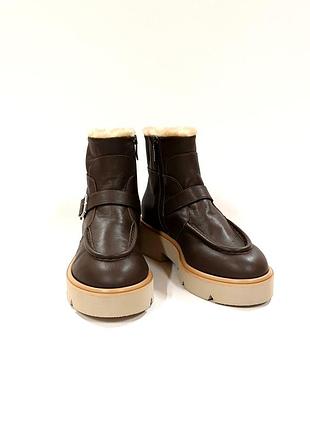 Чобітки ботінки ботильйони фірми kelton італія хутро зима