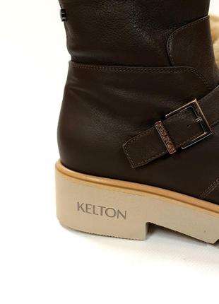 Чобітки ботінки ботильйони фірми kelton італія хутро зима