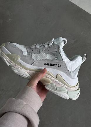 Кросівки balenciaga triple s white