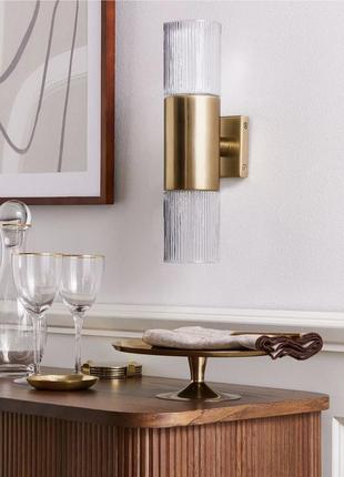 Стеклянный настенный светильник - h&m home