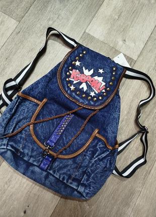 Рюкзак джинсовий новий