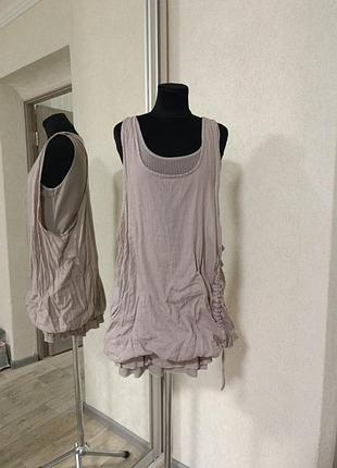 Етно бохо майка топ блуза чк rundholz oska з італії made in italy