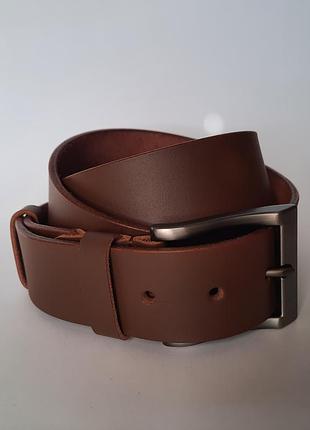 Мужской кожаный ремень ручной работы