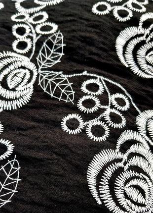 Турецька сукня-сорочка бавовна у квіти з комірцем10 фото