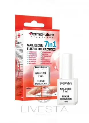 Эликсир для ногтей 7 в 1 dermofuture, 9 мл