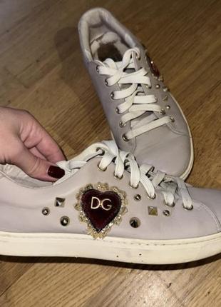 Кроссовки crystal Dolce&gabbana, кеды dg