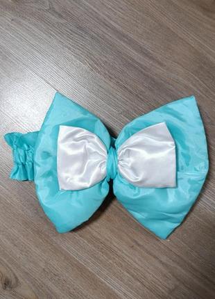 Бант на конверт / плед на виписку в пологовий для хлопчика