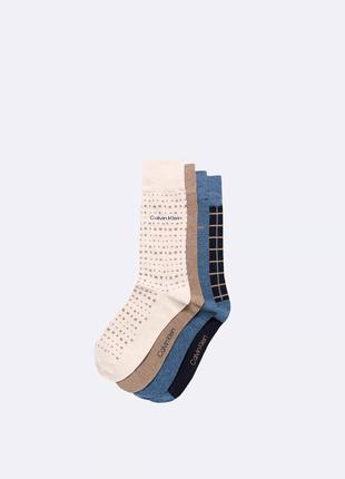 Нові шкарпетки calvin klein (ck 4pack crew press socks) з американками