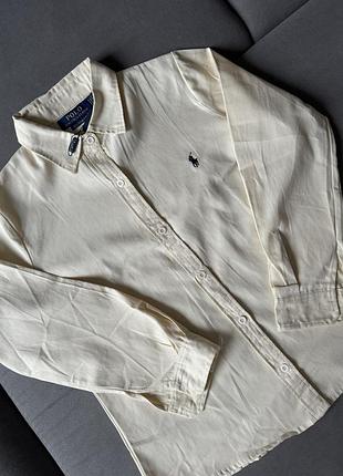 Плотная рубашка polo ralph lauren