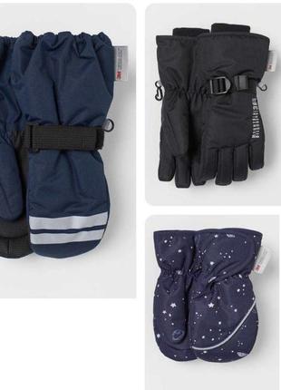 Зимние варежки, лыжные перчатки h&m
