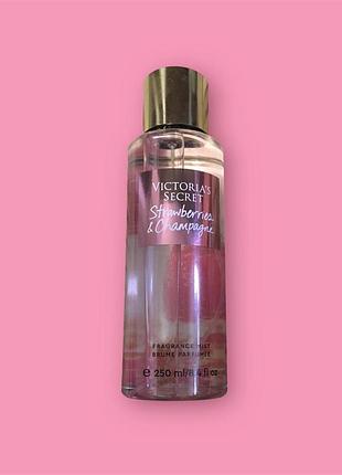Парфумований спрей для тіла victoria's secret strawberries & champagne