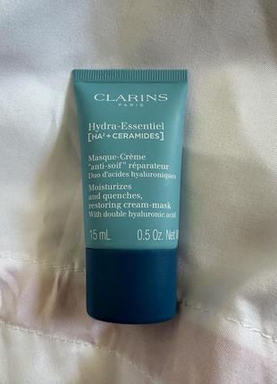 Clarins masque-creme hydra essentiel крем маска для обличчя