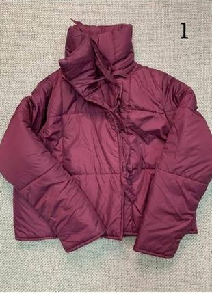 Куртка нова бордо тепла