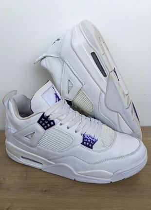 nike air jordan 4 retro metallic purple men s 44 4299 Girls Jordan Essential