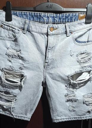 Стильные мужские джинсовые шорты