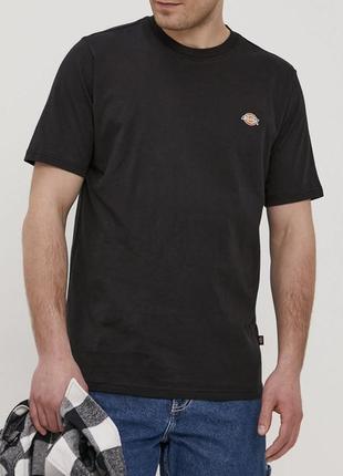 Футболка чорна бавовняна чоловіча dickies.