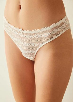 Мереживні жіночі трусики сліпи penti lotus lace slip