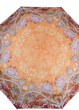Женский складной зонт полуавтомат (z23625-4095) 101 см zest оранжевый (2000001297384)