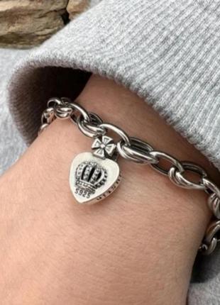 Браслет цепочку женский серебро стильное оригинальное украшение silver ♥️2 фото