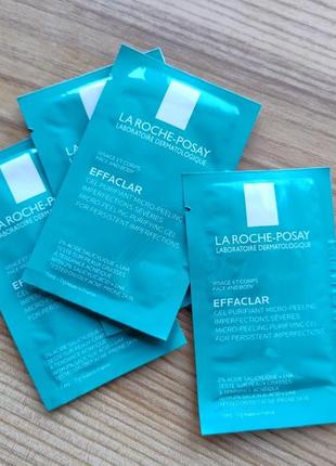 Гель-микропилинг для лица и тела против высыпаний effaclar la roche