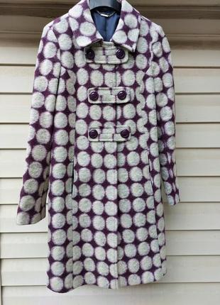 Супер пальто полу шерстяное laura ashley