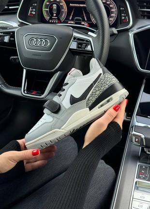 Кроссовки nike air jordan legasy 312 low grey black