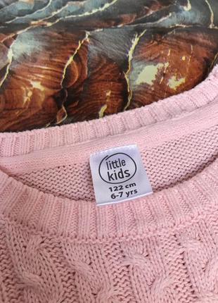 Свитер розовый»цветы 5