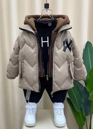 Теплая куртка для мальчиков