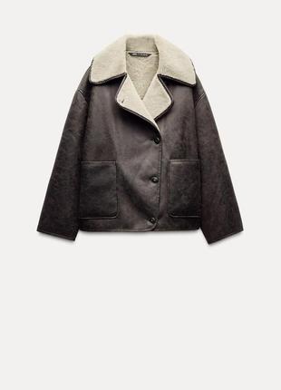 Дубленка zara