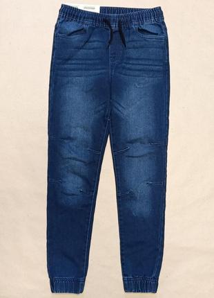 Pepperts, утепленные джинсы джоггеры мальчишки, р. 152