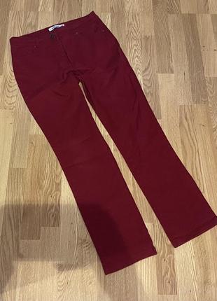 Штани брюки джинси бордо debenhams2 фото